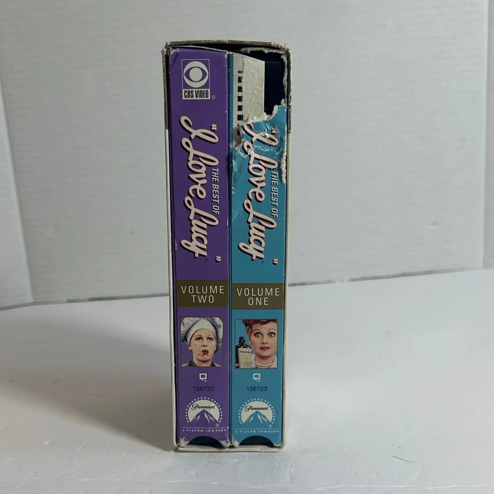 Vintage I Love Lucy VHS Collection set of two. Preowned.